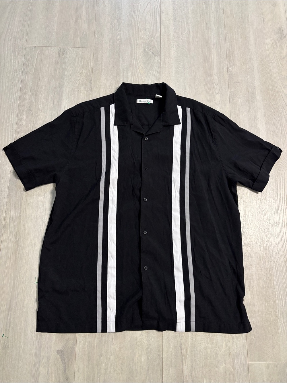 🔥BUNDLESALE Mens XL Cubavera Guayabera Button-Down Bowling Shirt